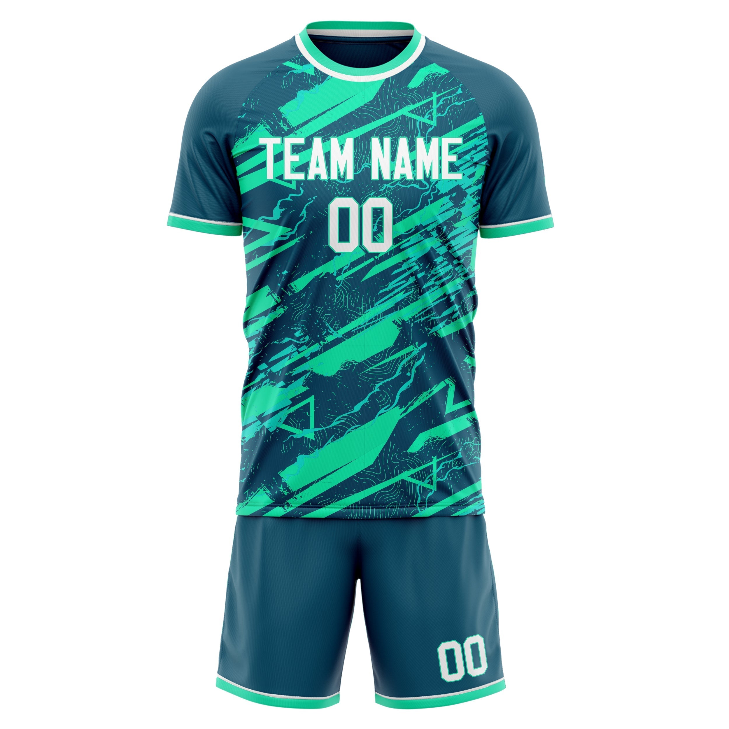 Discover the Allure of Beige and Teal Soccer Jerseys