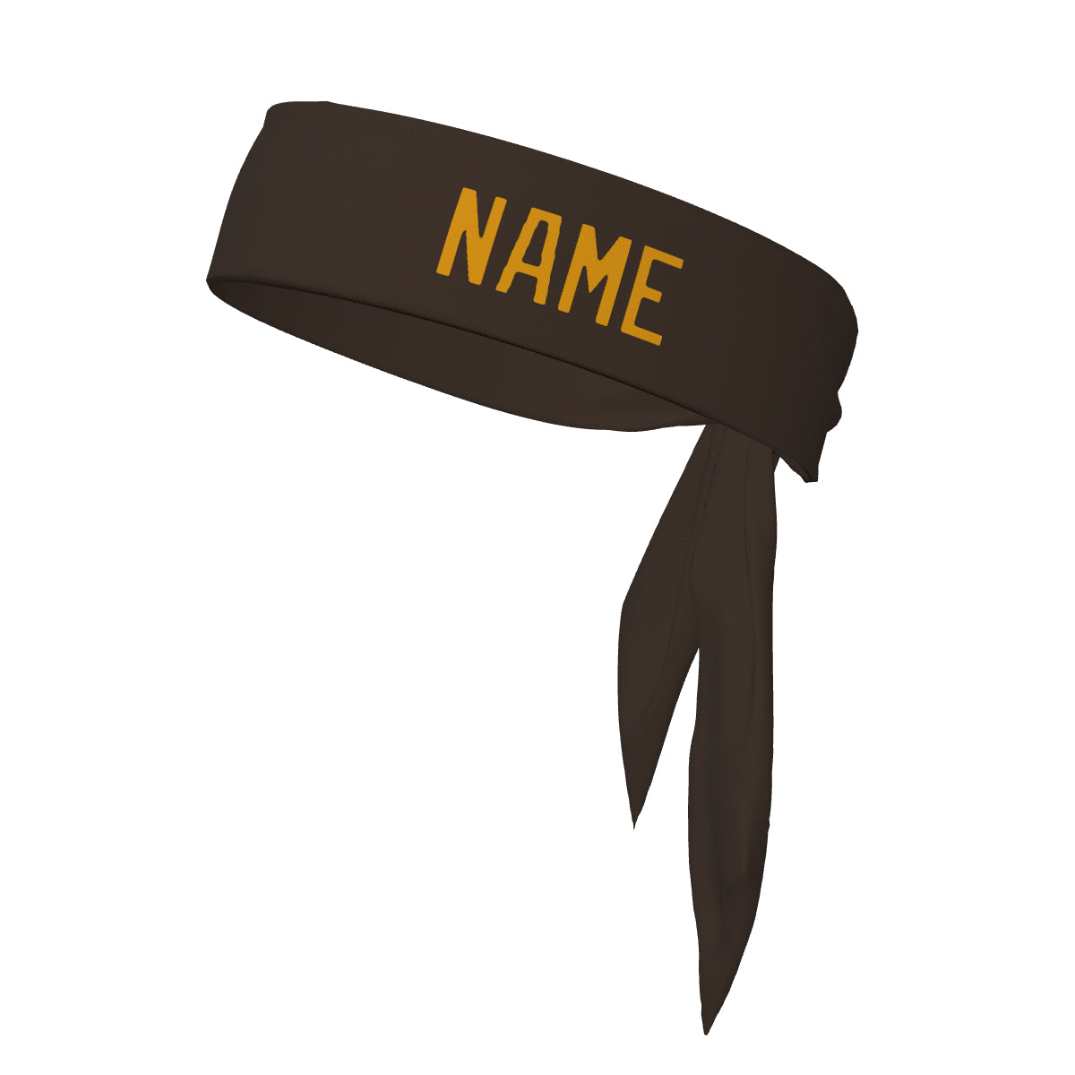 Custom Brown Yellow Headband