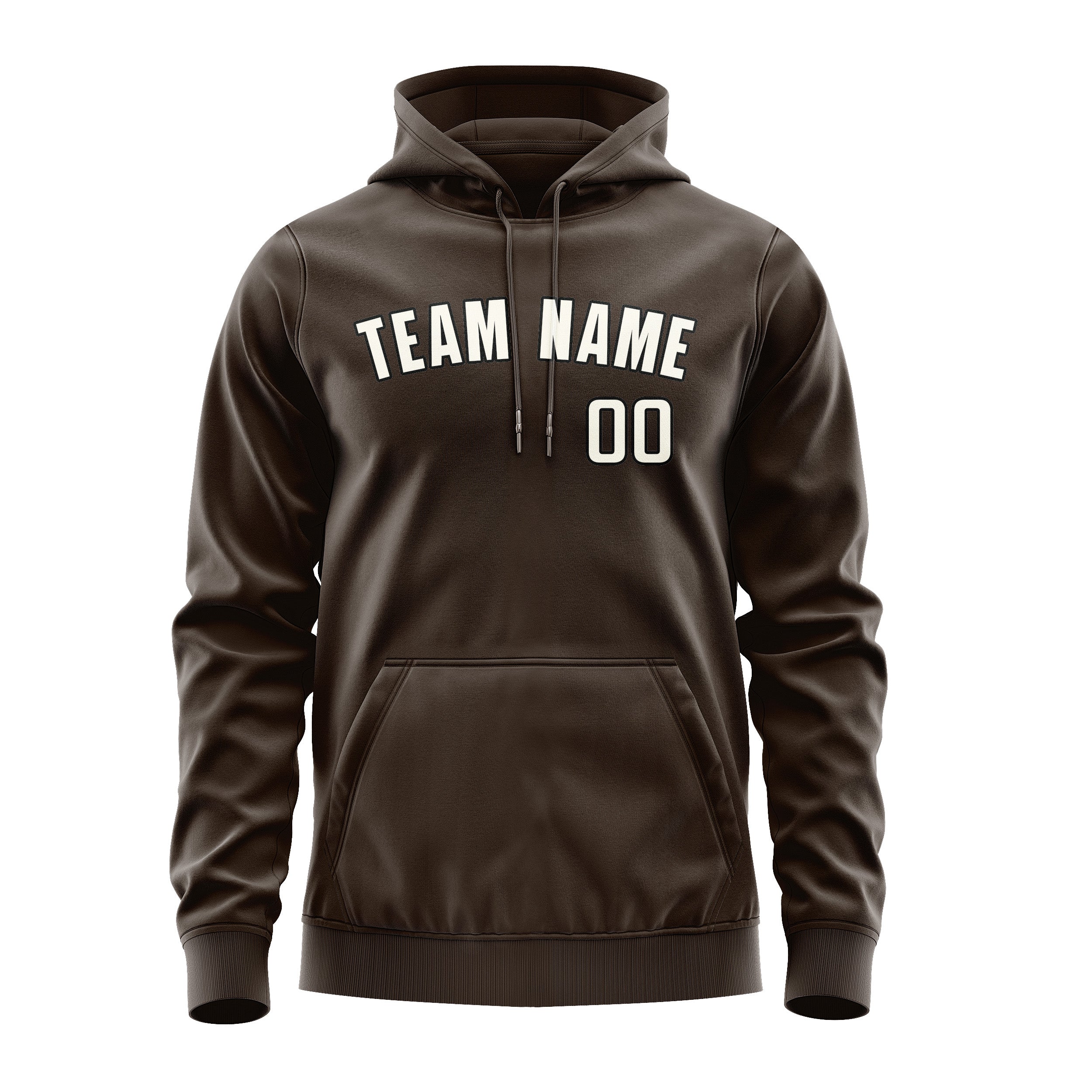 Custom Brown Cream Hoodie