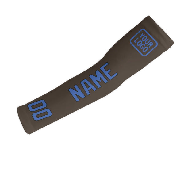 Custom Brown Sky Blue Arm Sleeve