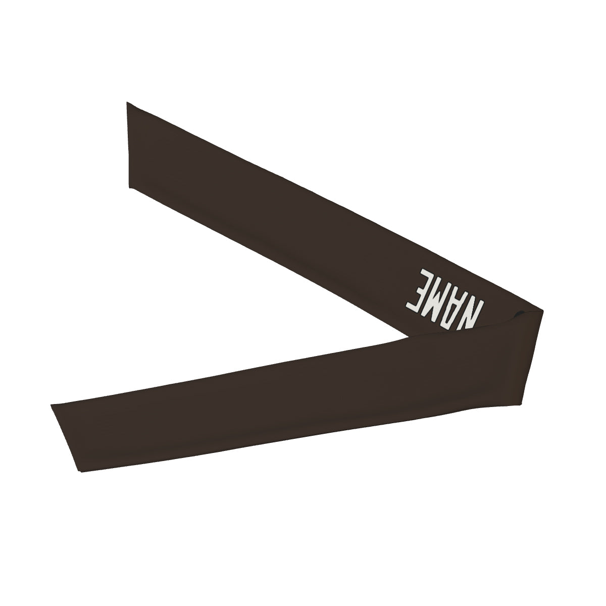 Custom Brown White Headband