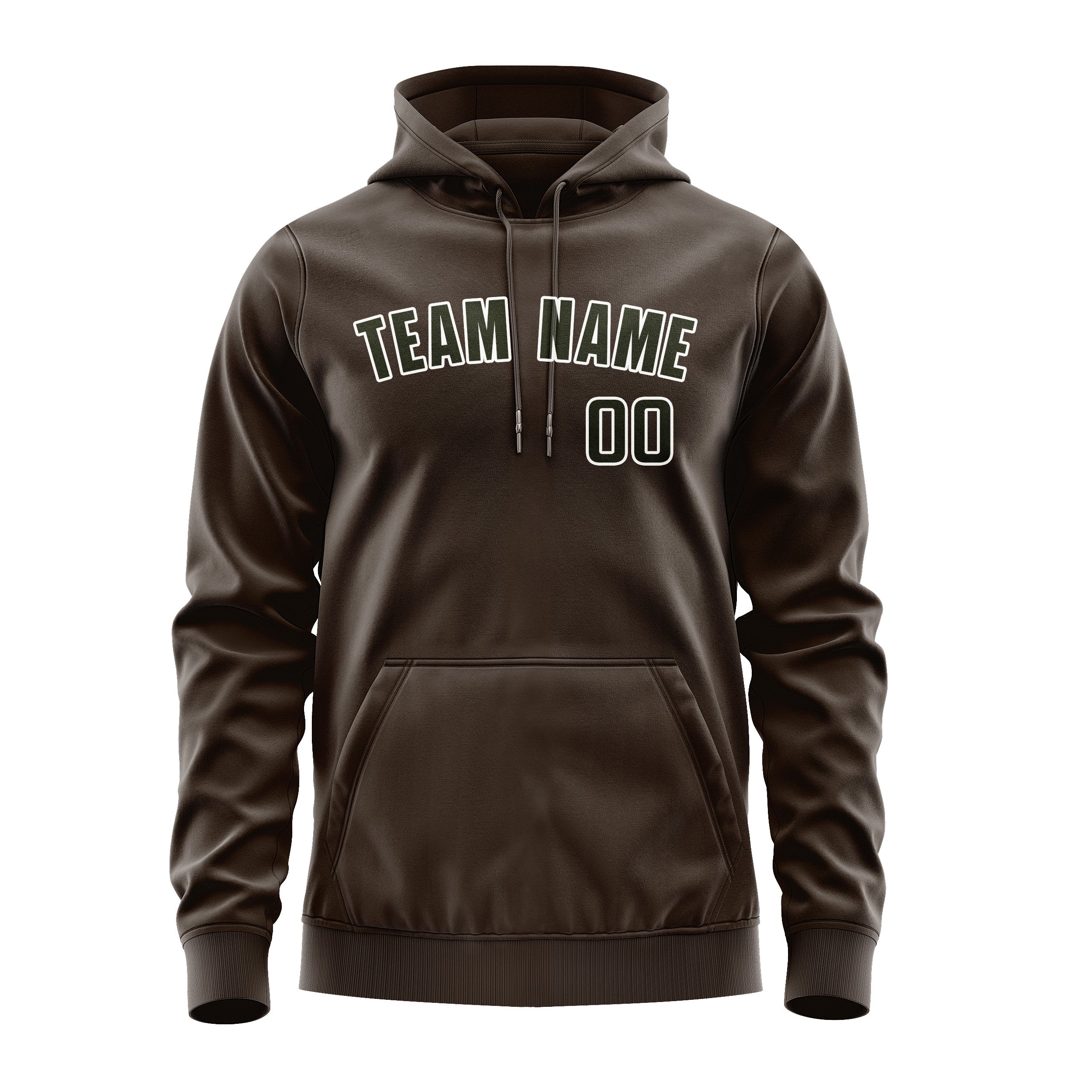 Custom Brown Olive Hoodie