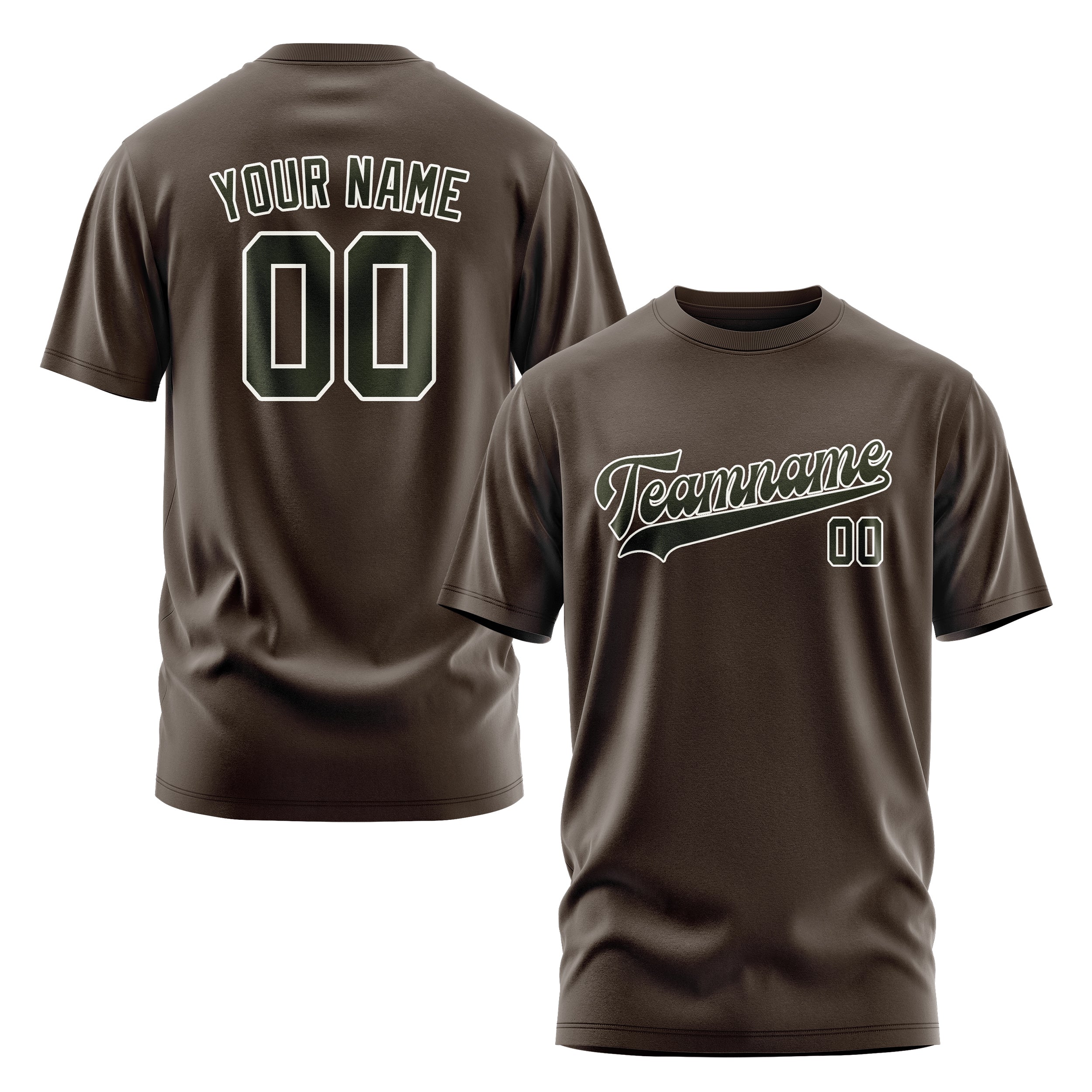 Custom Brown Olive T-Shirt