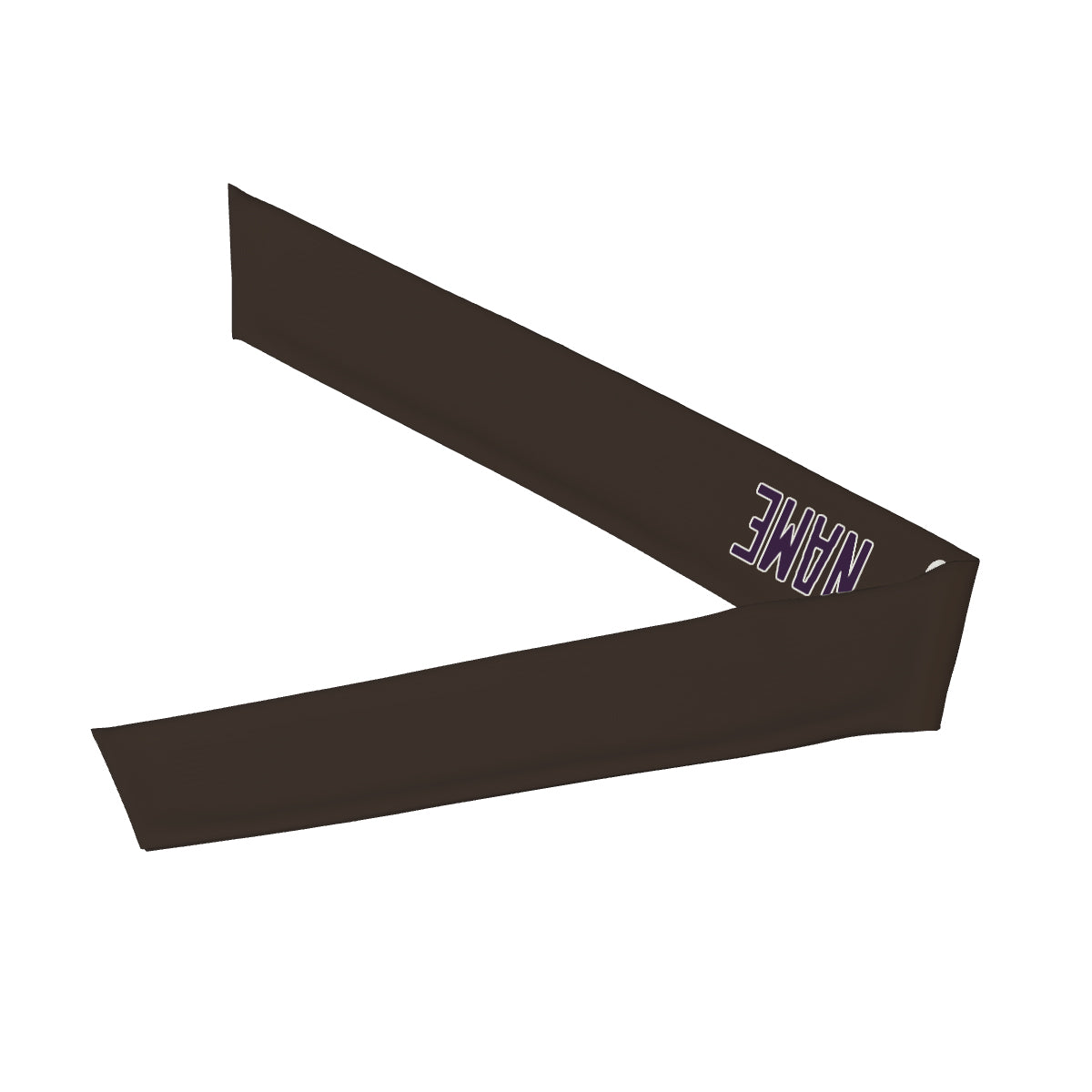 Custom Brown Purple Headband