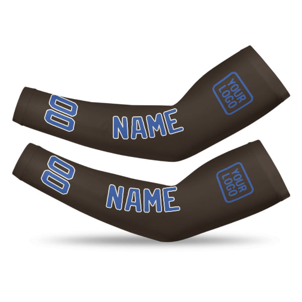 Custom Brown Sky Blue Arm Sleeve