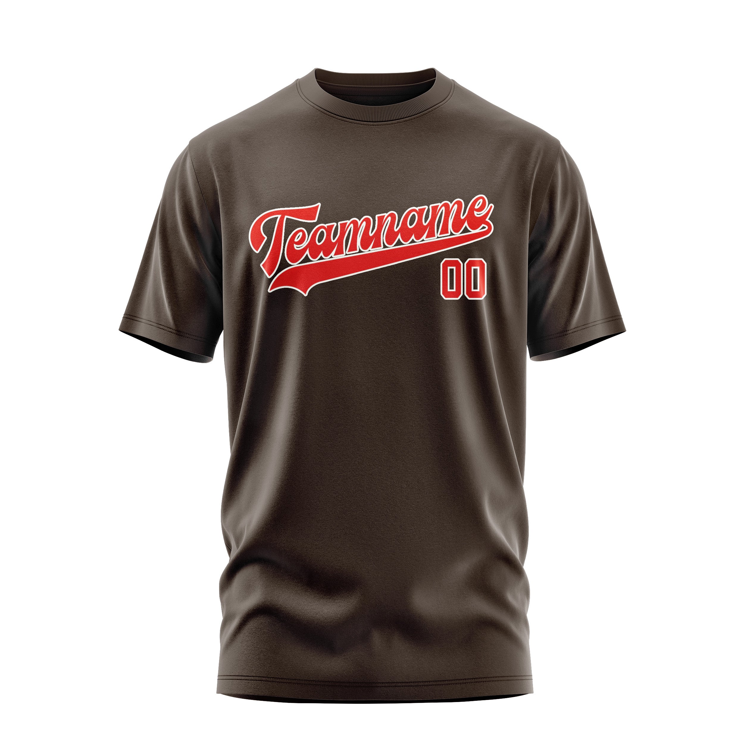 Custom Brown Orange Red T-Shirt