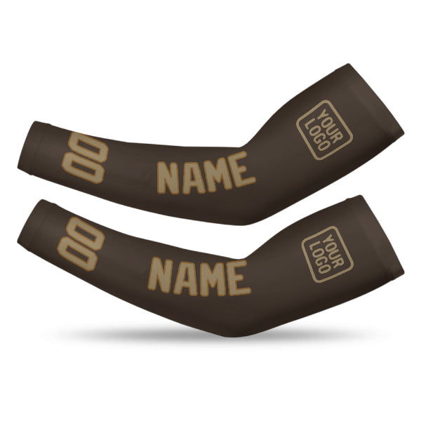 Custom Brown Light Khaki Arm Sleeve