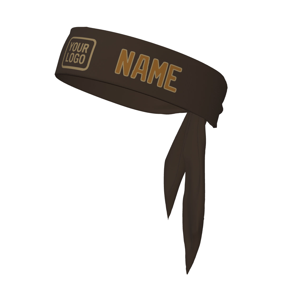 Custom Brown Khaki Headband
