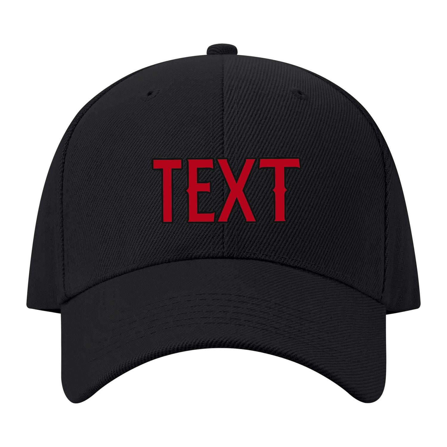 Custom Black Crimson Red Hat 01B21714