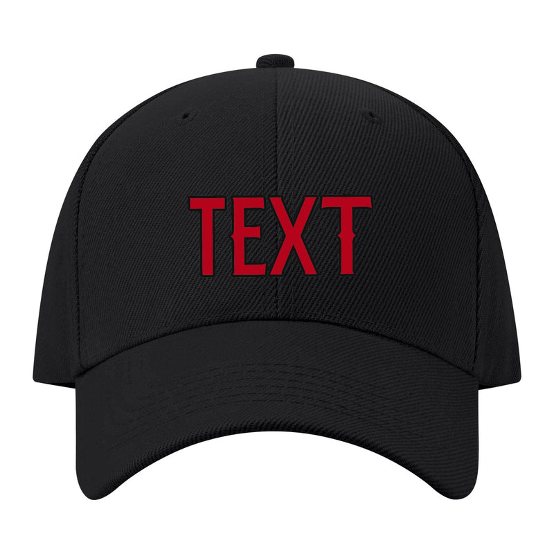 Custom Black Crimson Red Hat 01B21714