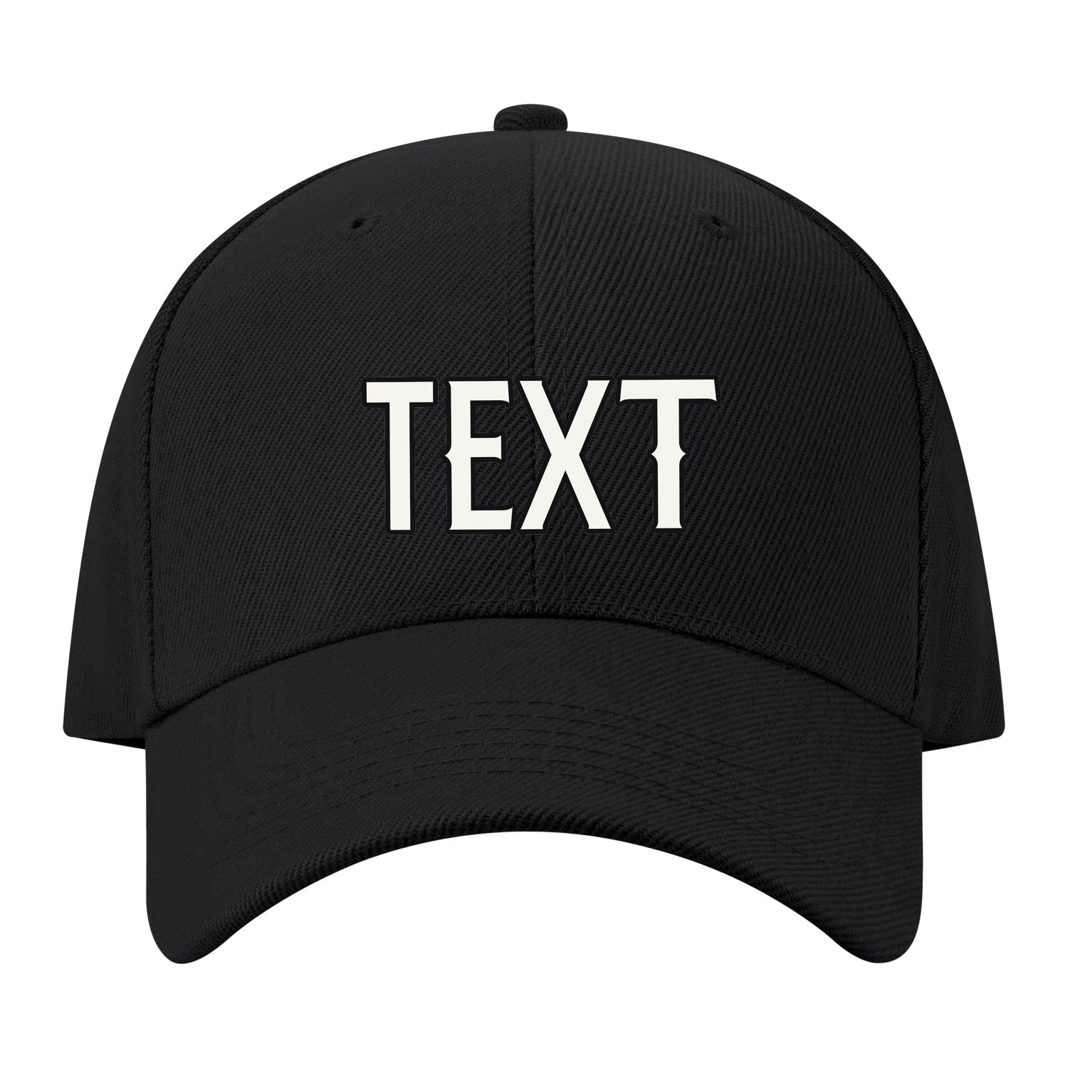 Custom Black Pale Ice Blue Hat 01B21718