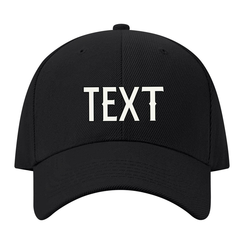 Custom Black Pale Ice Blue Hat 01B21718