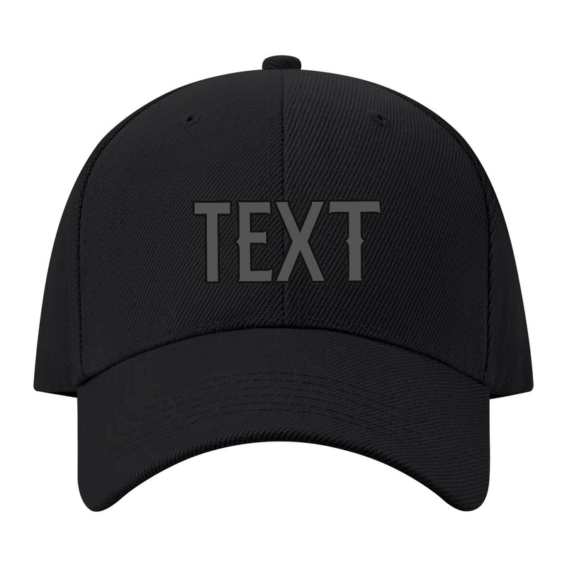 Custom Black Orange Hat 01B21720
