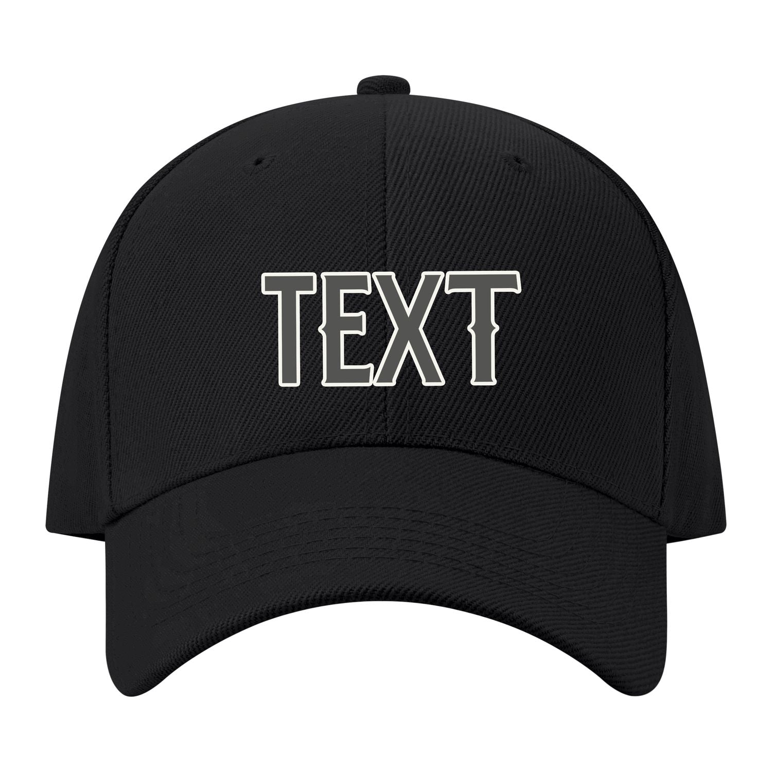 Custom Black Orange Hat 01B21820