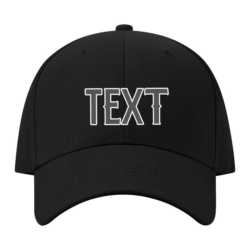 Custom Black Orange Hat 01B21820