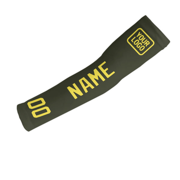 Custom Olive Light Yellow Arm Sleeve