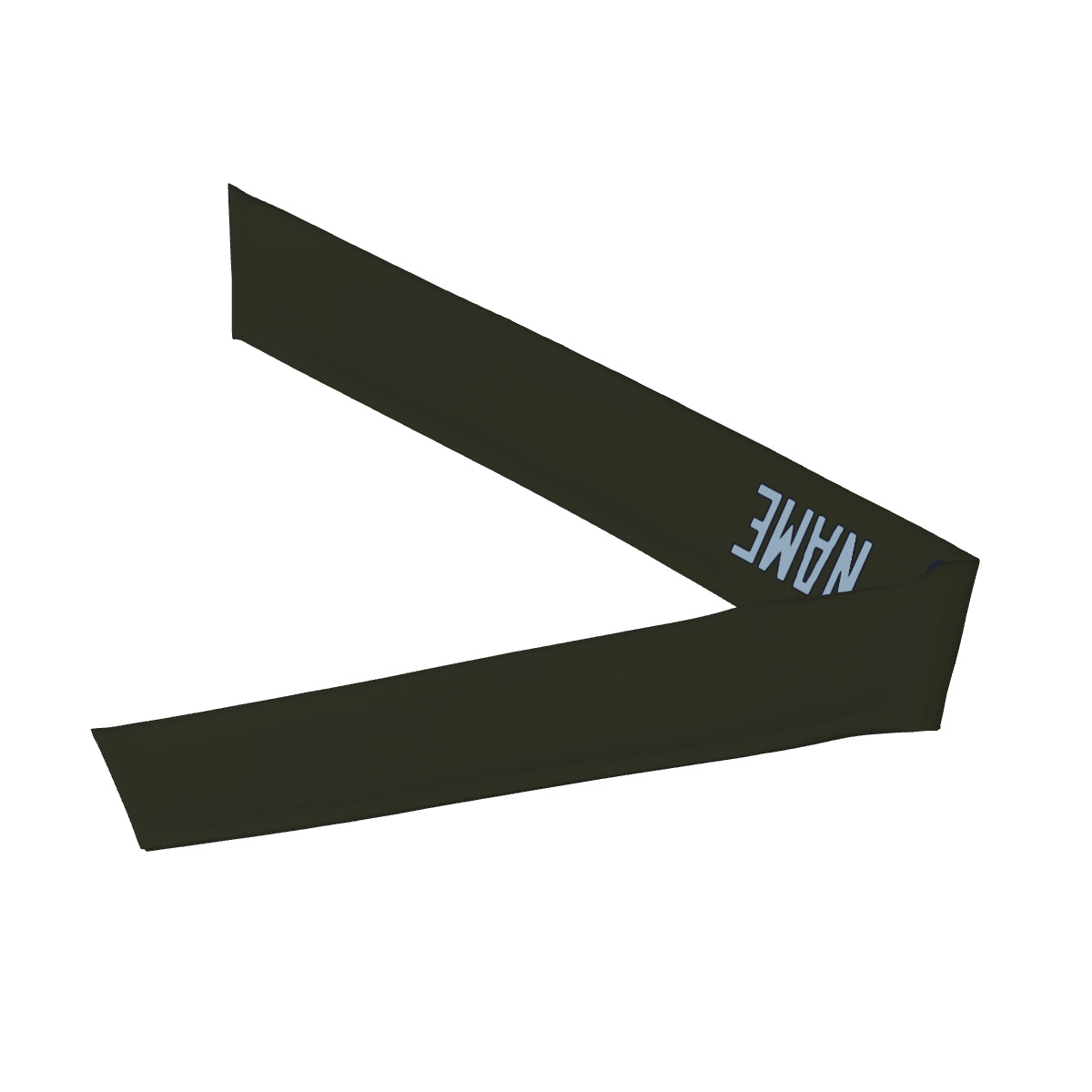 Custom Olive Light Blue Headband