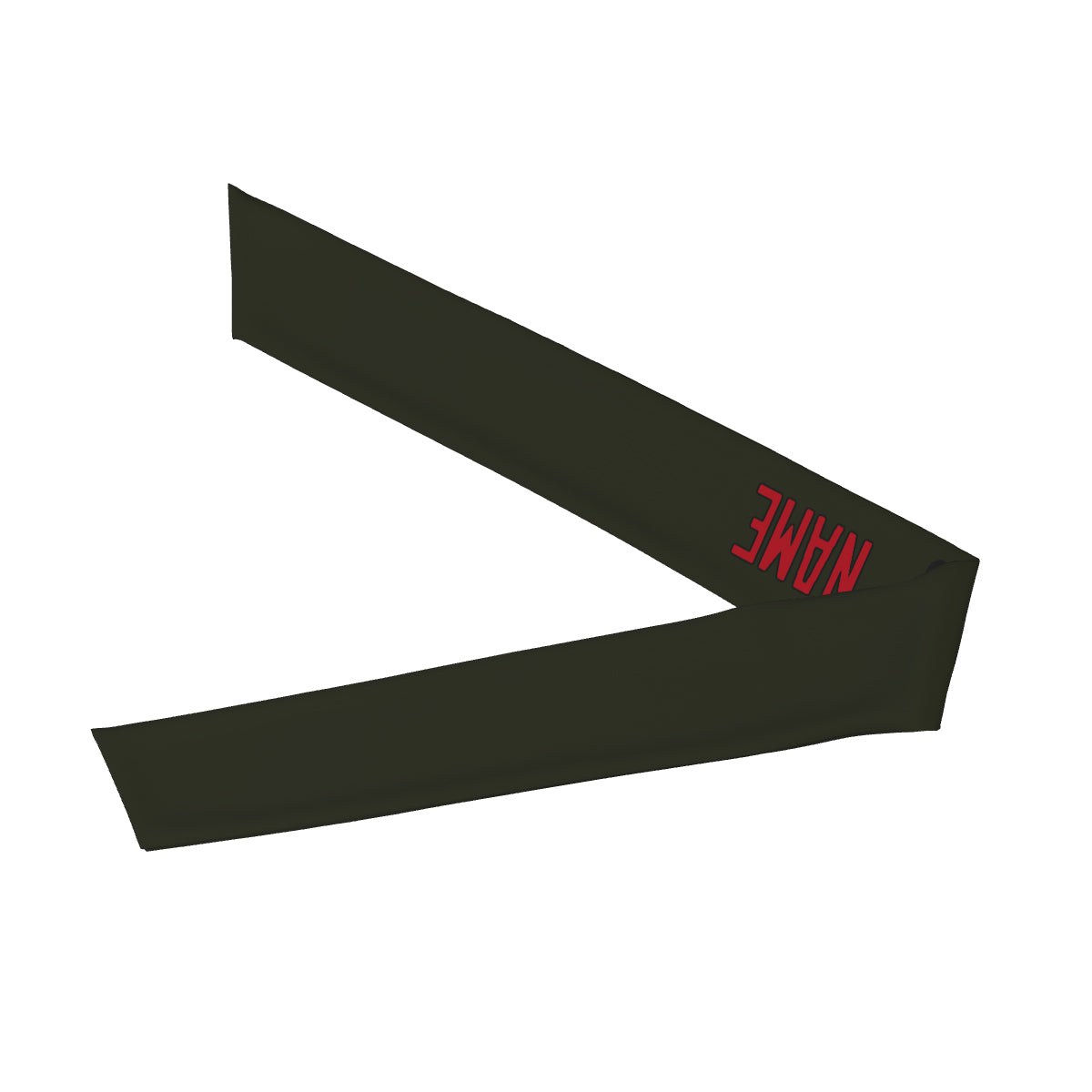 Custom Olive Red Headband