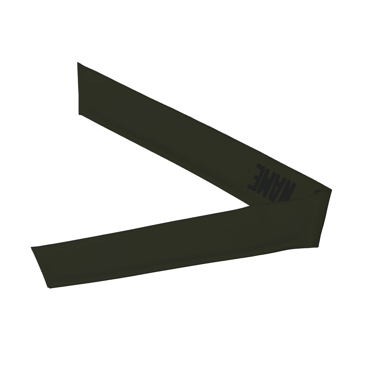 Custom Olive Black Headband