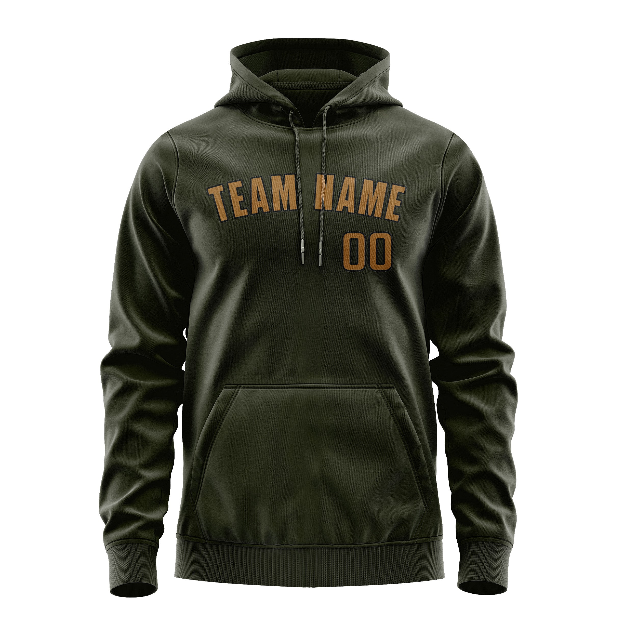 Custom Olive Khaki Hoodie
