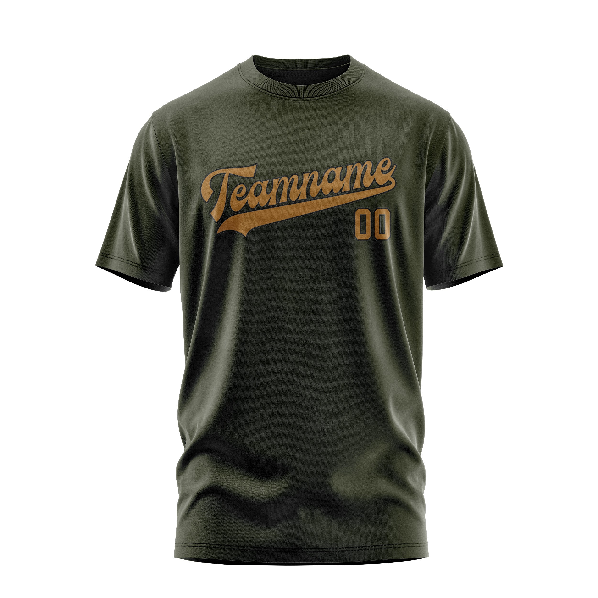 Custom Olive Khaki T-Shirt