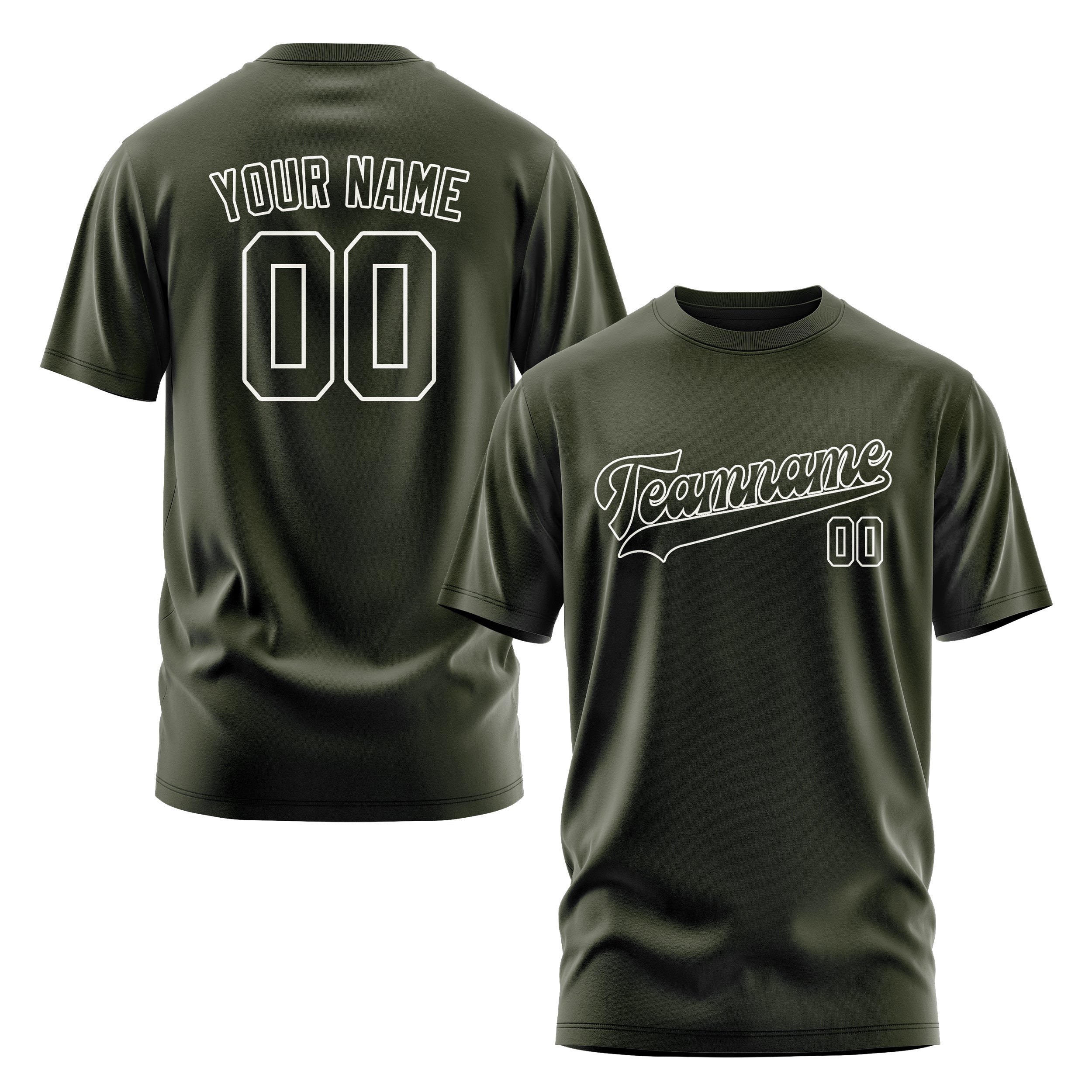 Custom Olive Olive T-Shirt