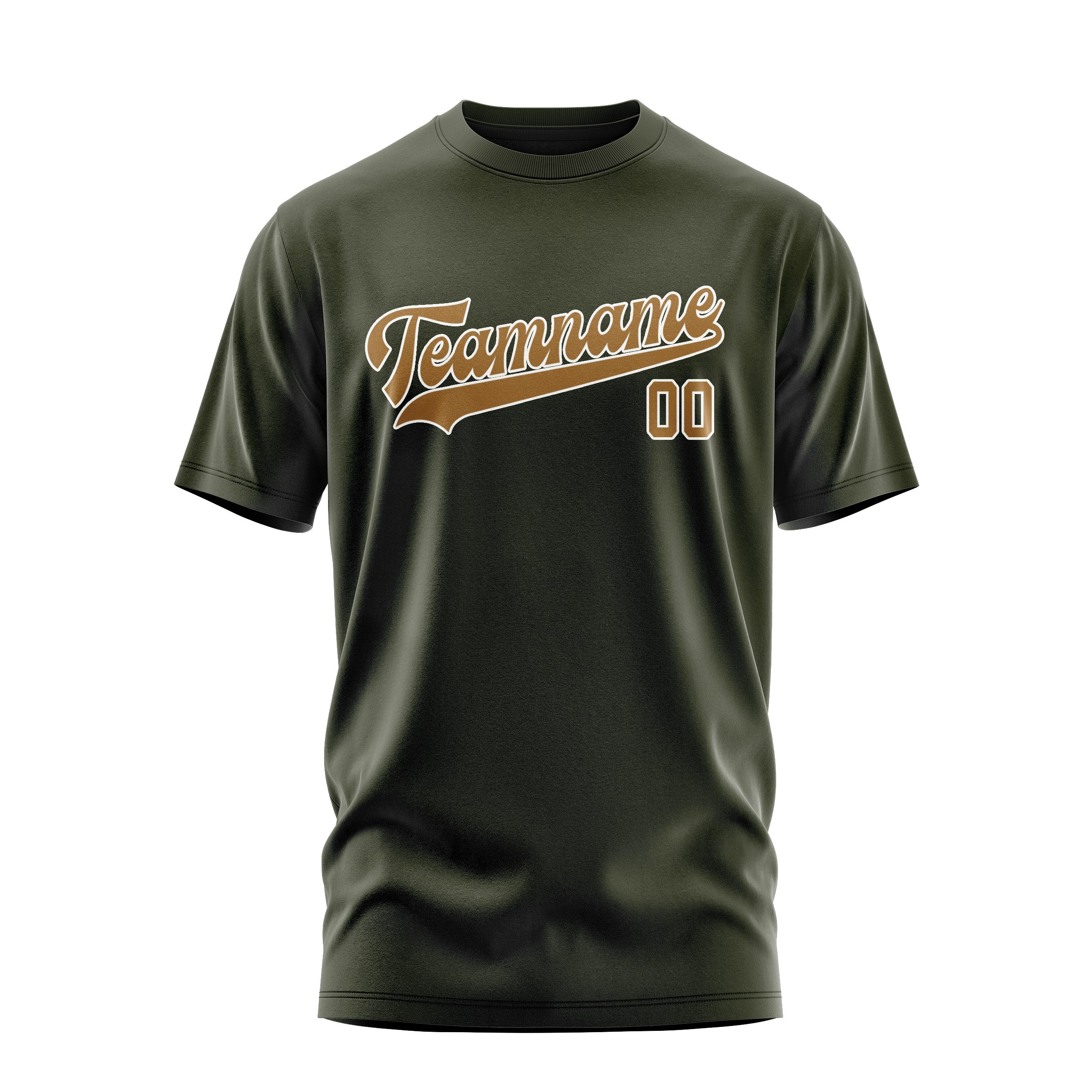 Custom Olive Khaki T-Shirt