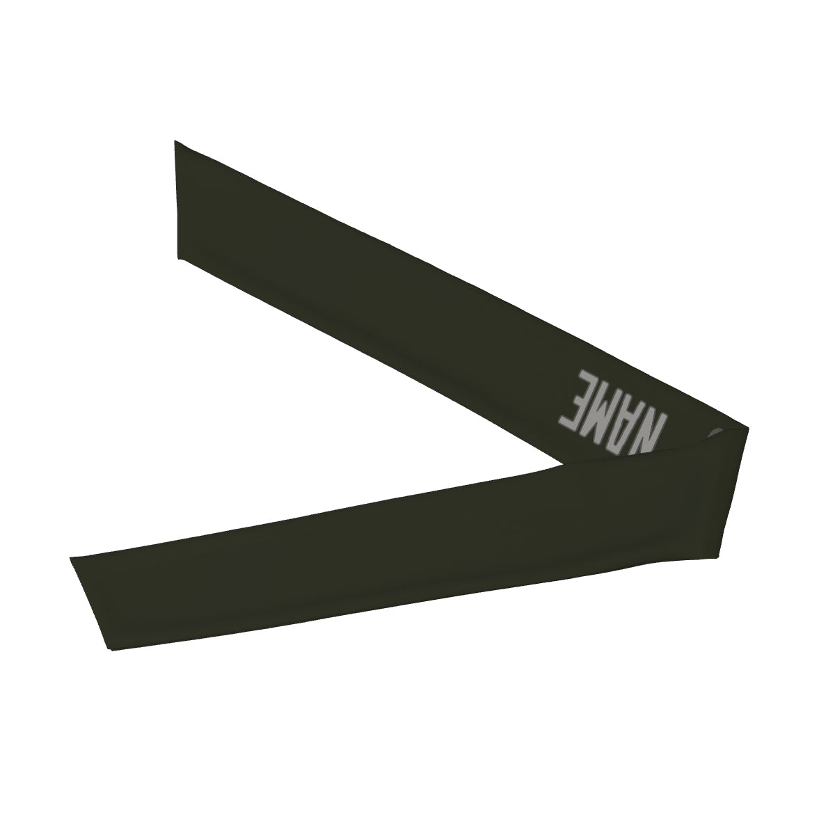 Custom Olive Gray Headband