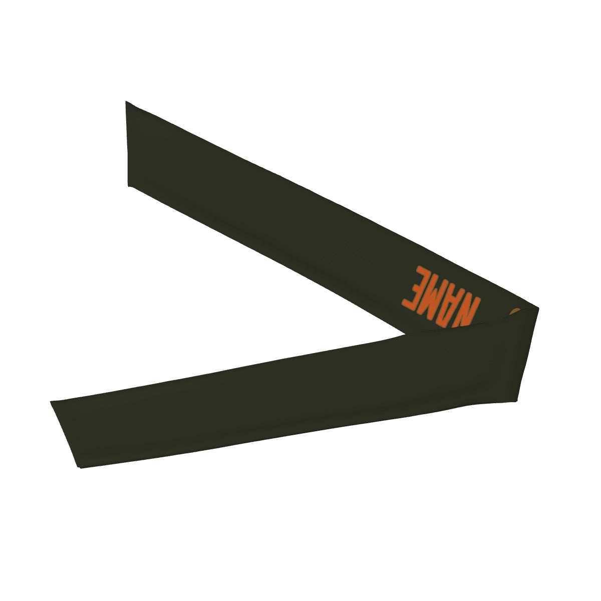 Custom Olive Orange Headband