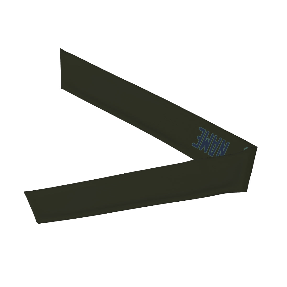 Custom Olive Blue Headband