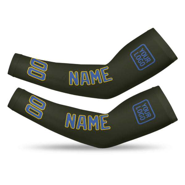 Custom Olive Sky Blue Arm Sleeve