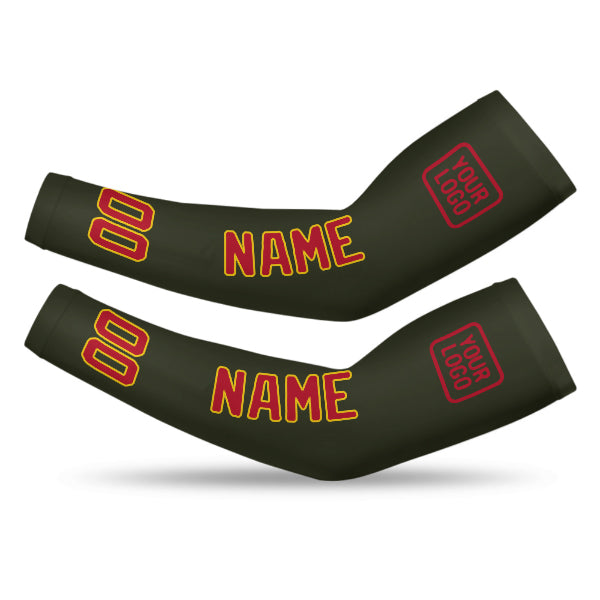 Custom Olive Red Arm Sleeve