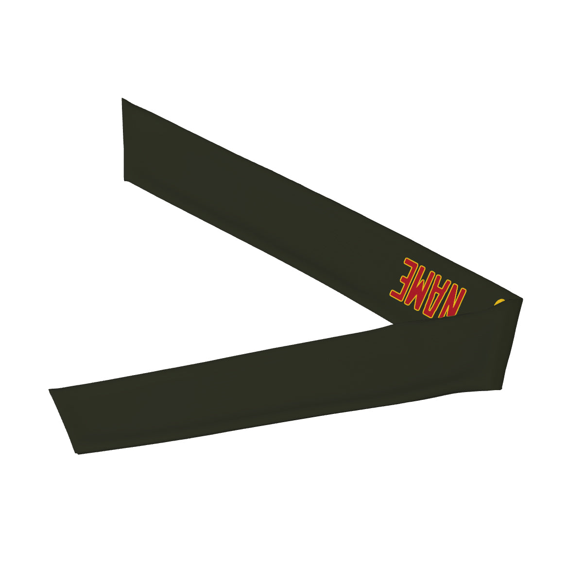 Custom Olive Red Headband