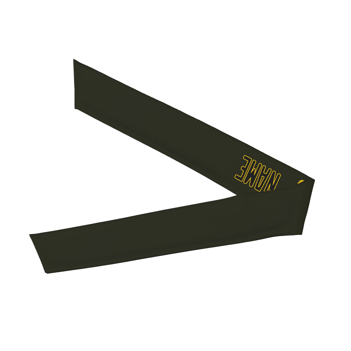 Custom Olive Black Headband
