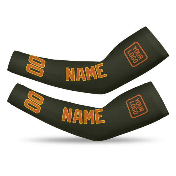 Custom Olive Orange Arm Sleeve