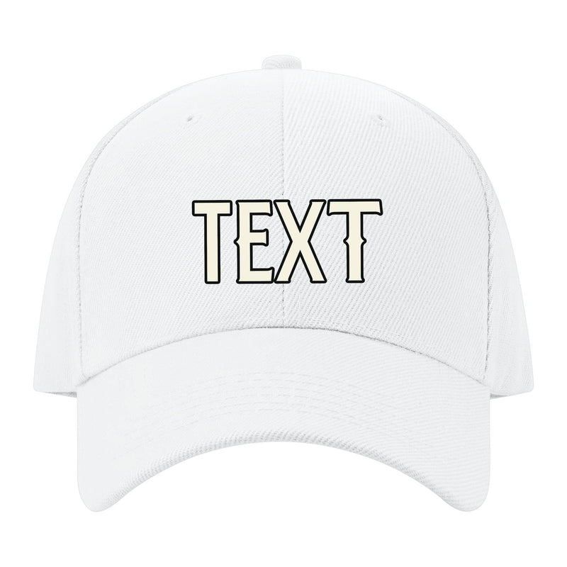 Custom White Light Purple Hat 02B21703