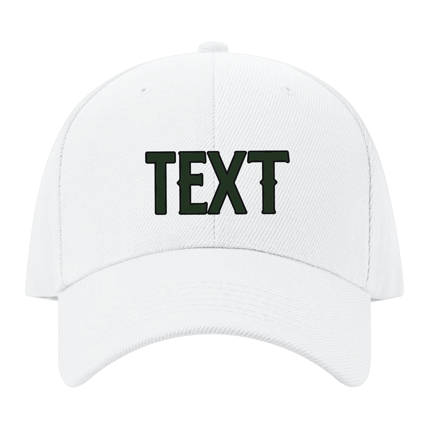 Custom White Red Hat 02B21706