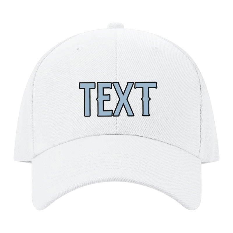 Custom White Dark Grey Hat 02B21708