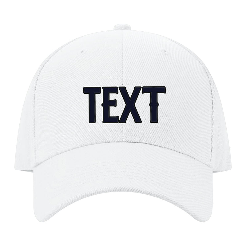 Custom White Pale Peach Hat 02B21711