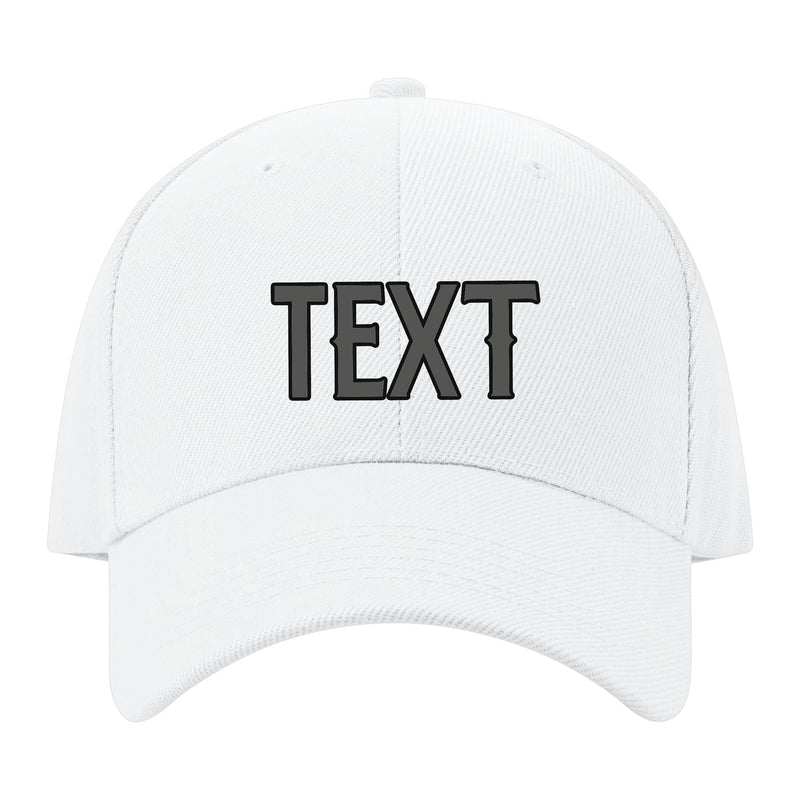 Custom White Orange Hat 02B21720