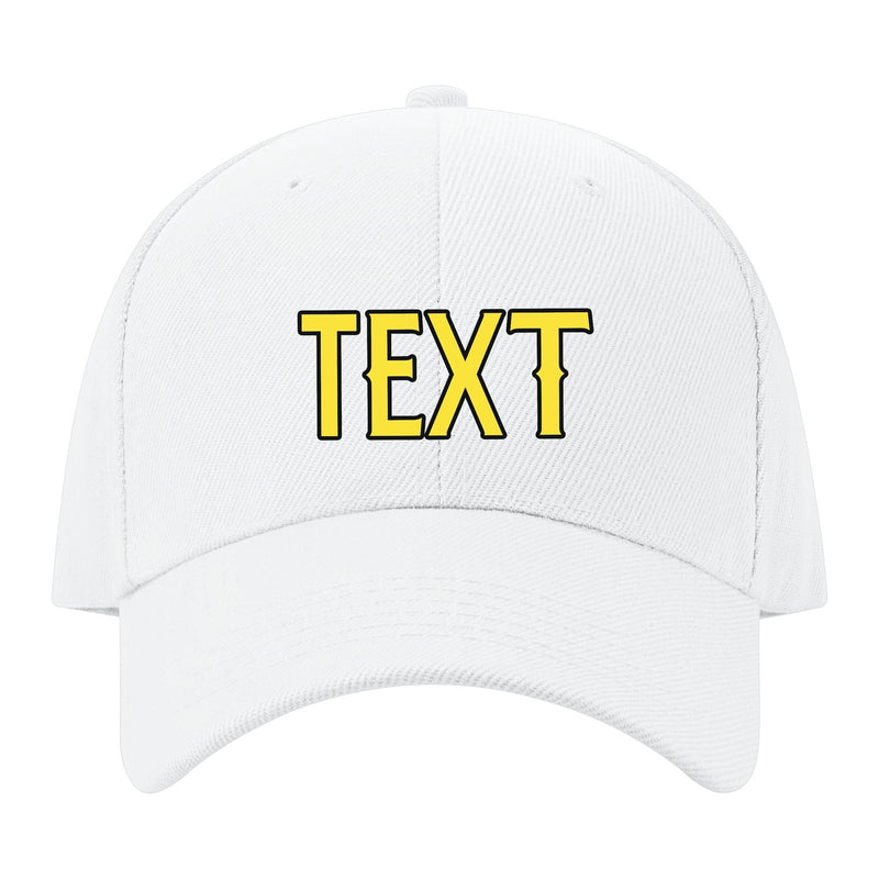 Custom White Light Coral Red Hat 02B21726