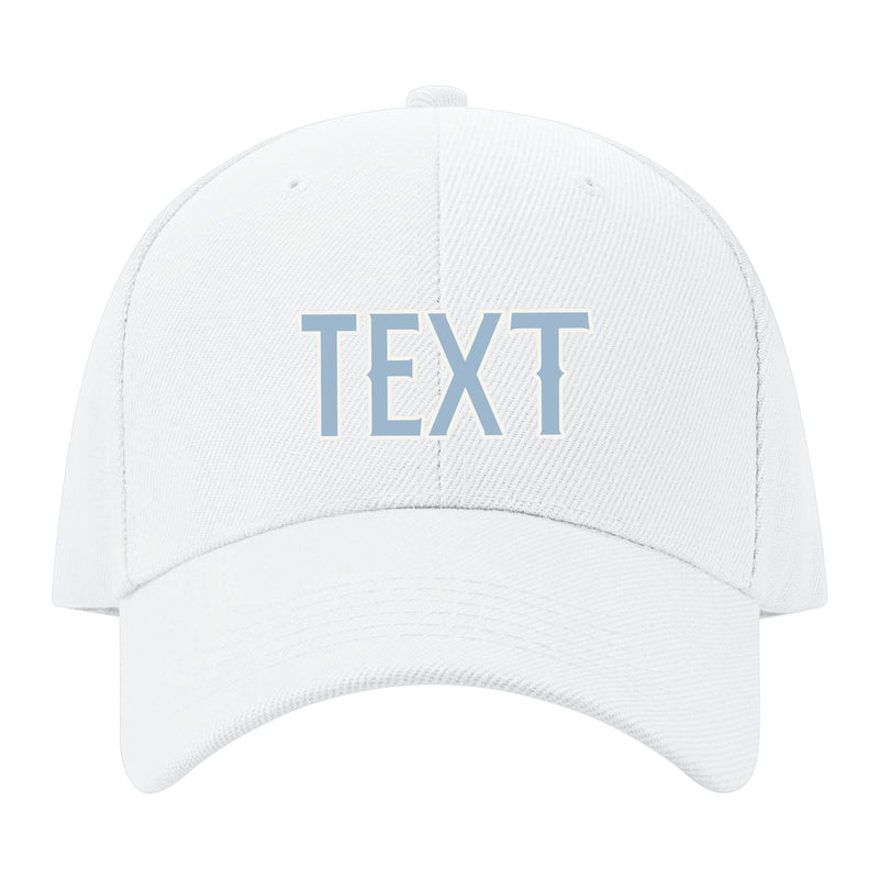 Custom White Dark Grey Hat 02B21808