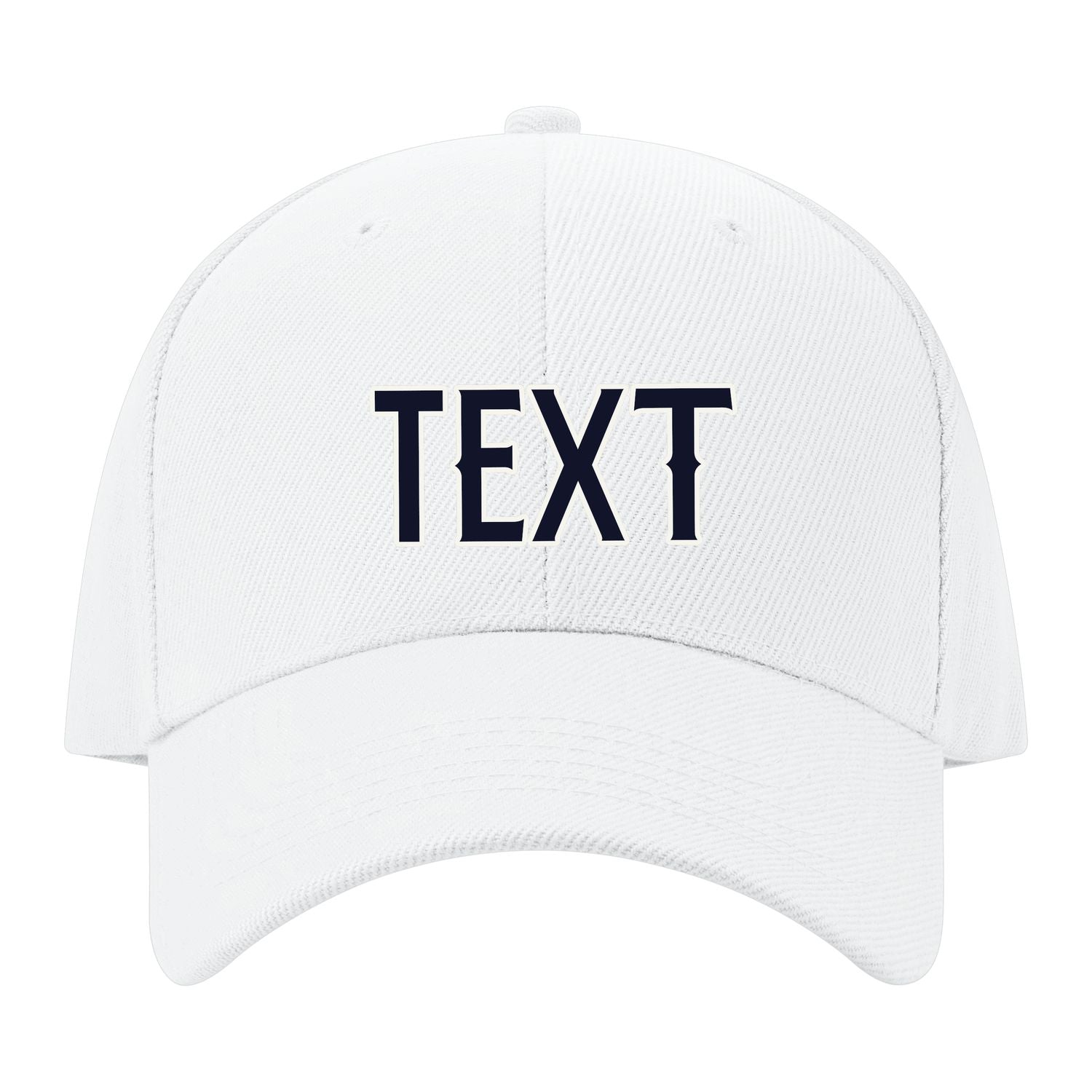 Custom White Pale Peach Hat 02B21811