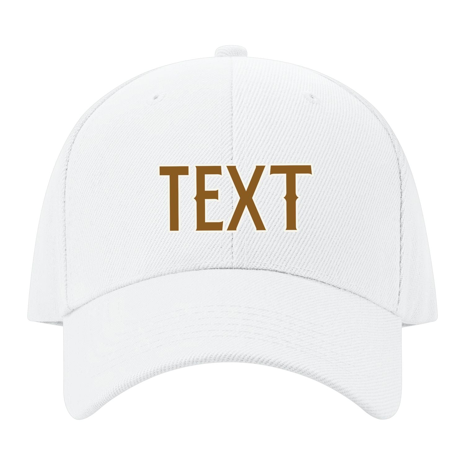 Custom White Dark Green Hat 02B21822