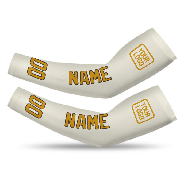 Custom Cream Yellow Arm Sleeve