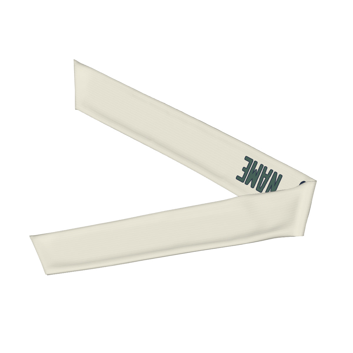 Custom Cream Blue Green Headband