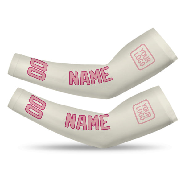 Custom Cream Light Pink Arm Sleeve