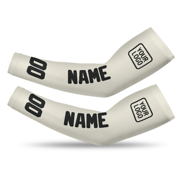 Custom Cream Black Arm Sleeve