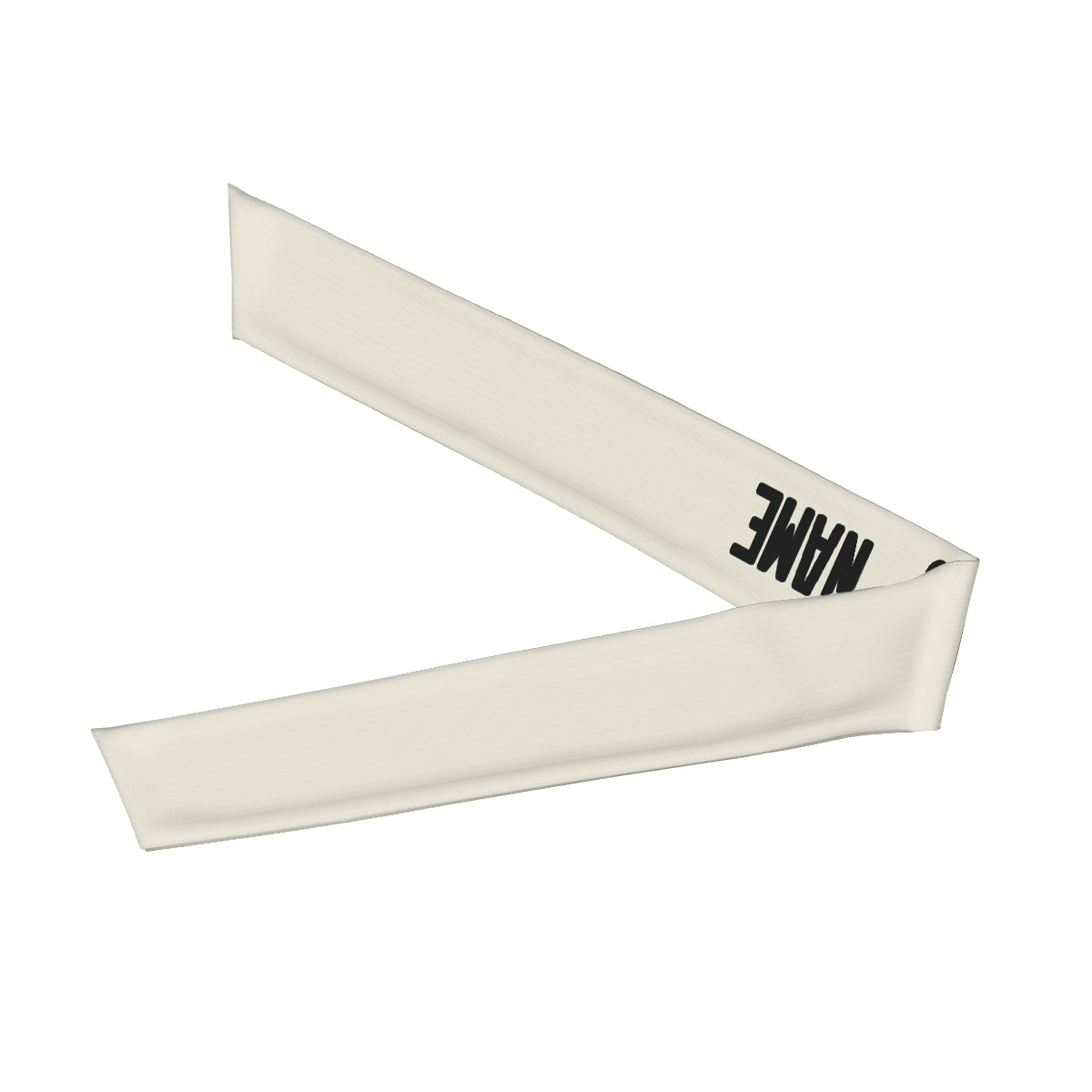 Custom Cream Black Headband