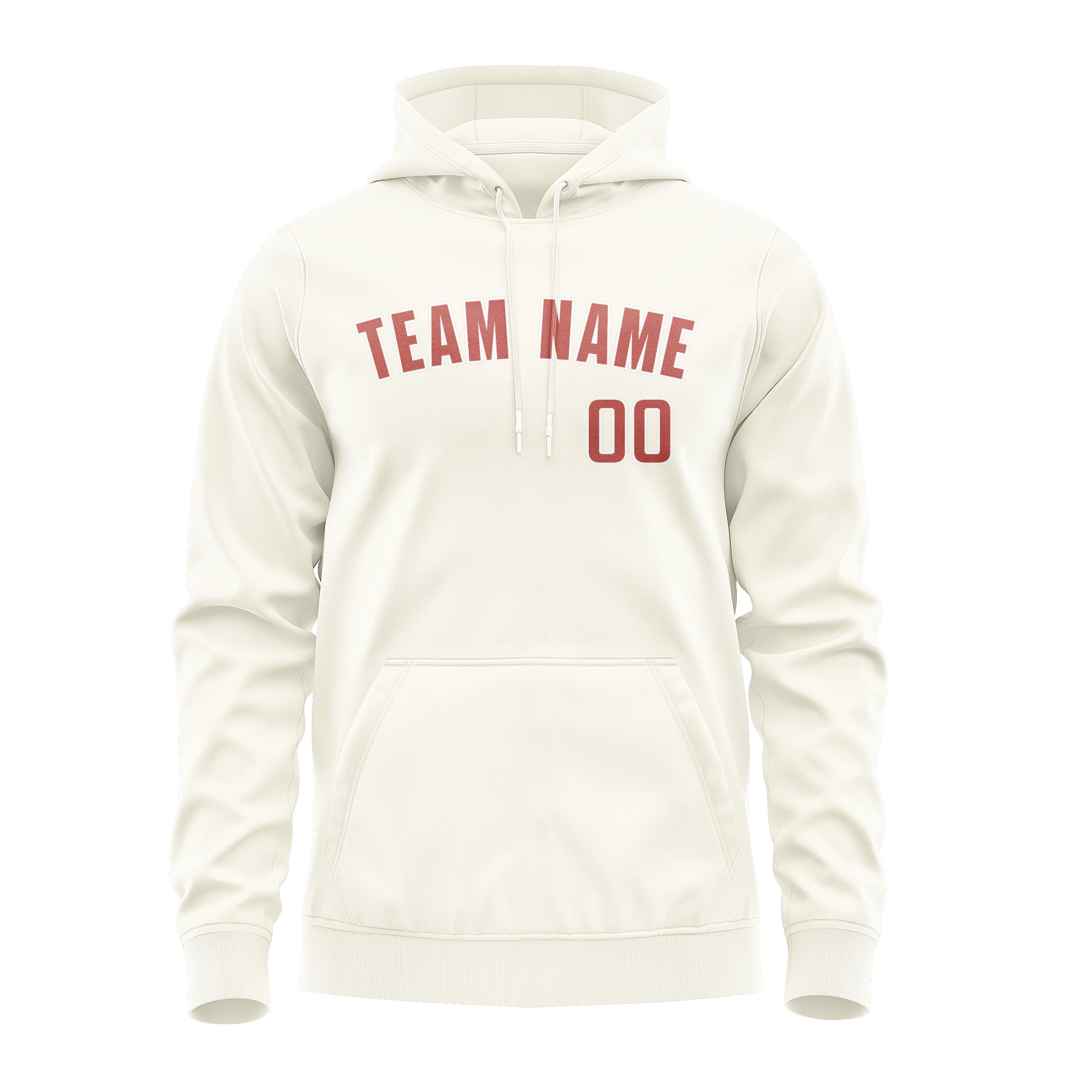 Custom Cream Copper Rose Hoodie